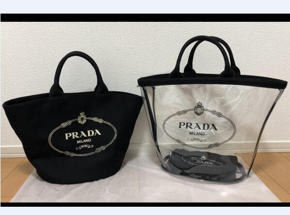 PRADA プラダ コピー PVC ショッピング トートバッグ 1BG1652BY5F0002